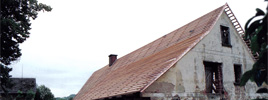 Rekonstrukce šindelové střechy - Chvaleč