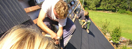 Rekonstrukce šindelové střechy - Chvaleč